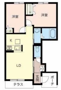 PISO MARIO【1階】の間取り