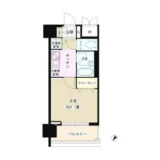 アストリア鶴見【4階】の間取り