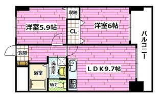 リブレスト【3階】の間取り