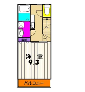 パーシモン【2階】の間取り