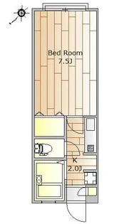 エクセル祐天寺【2階】の間取り