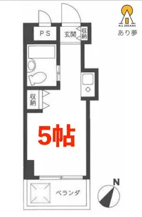 プラーズ花月園【6階】の間取り