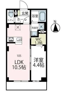 ベアレステ川崎【1階】の間取り