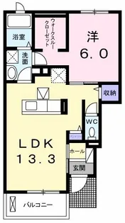イリーゼ D【1階】の間取り