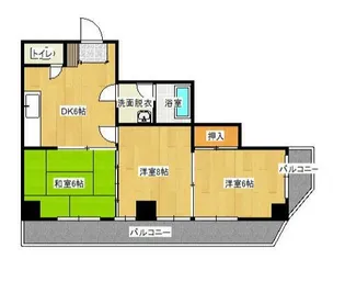 ベルマンション鈴力【2階】の間取り
