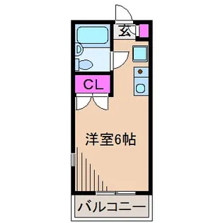 サカエフラット元住吉【3階】の間取り