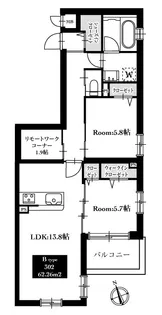 パルコ・テラッツァ【3階】の間取り