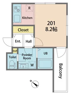 MARO【2階】の間取り