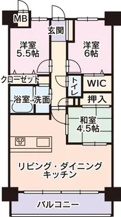 アルファスマート宮の前【4階】の間取り