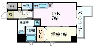 KatayamaBLDG25【10階】の間取り