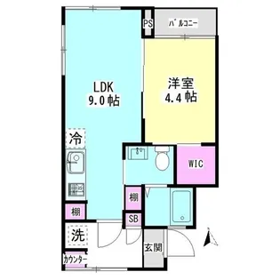 用賀コーポラス【8階】の間取り