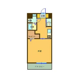 エフィシア保田窪【2階】の間取り