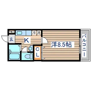 コンフォート・ユー【1階】の間取り