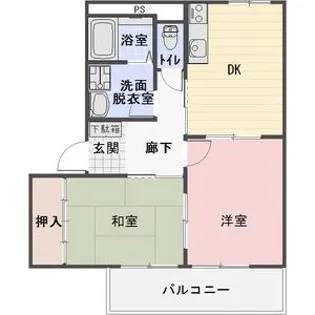 カーサ フェリスII【1階】の間取り