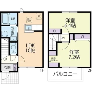 nagisa B【1階】の間取り