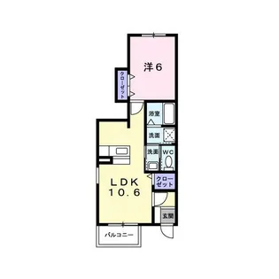 ウィル C棟【1階】の間取り