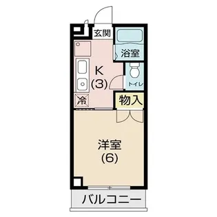 ワコーハイツ II【2階】の間取り