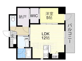 La CASA 上汐【10階】の間取り