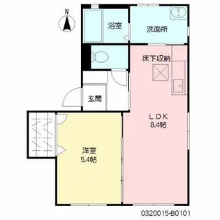 ソレイユ【1階】の間取り