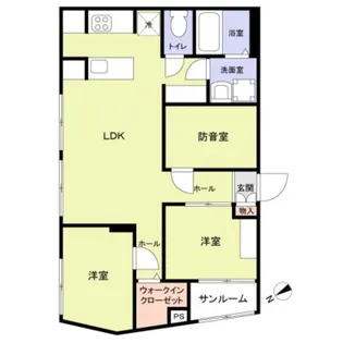 エテルネル曳舟【3階】の間取り