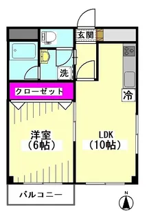 エーワンハイム【3階】の間取り