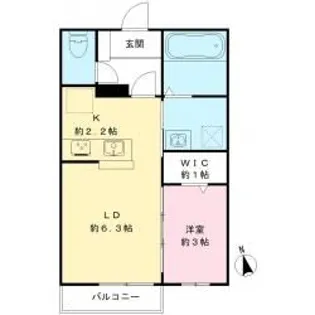 Prendre(プランドール) A棟【2階】の間取り