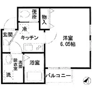 Fiore千駄木【2階】の間取り