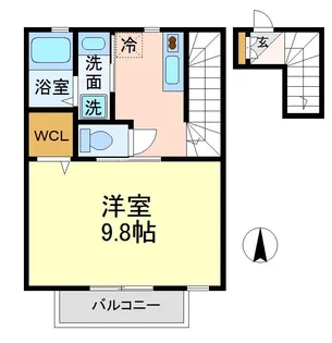 ラエストレージャ【2階】の間取り