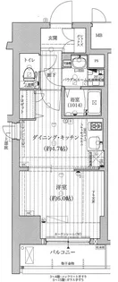 ファーストステージ梅田WEST【7階】の間取り