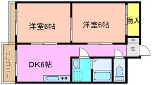 メゾン・クレール【5階】の間取り
