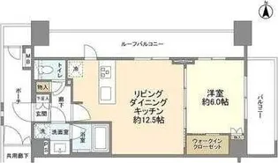 ファインスクェア明大前【3階】の間取り
