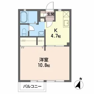 メイプルハウス A【2階】の間取り