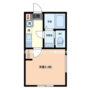 OPPAMA CREST【1階】の間取り