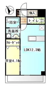 エムズドリームX【8階】の間取り
