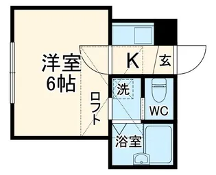 サニープレイス【1階】の間取り