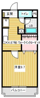 サンライズプレオII【2階】の間取り
