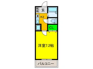 ラフィネCTRS【1階】の間取り
