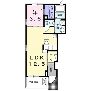 ミルト【1階】の間取り
