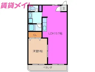 Chamy【2階】の間取り