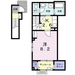 スティルライフ【2階】の間取り
