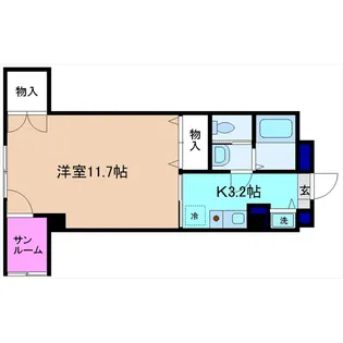 ロイヤルコンフォート21【4階】の間取り