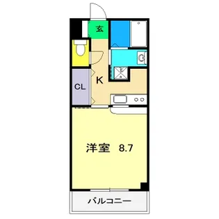 こうき秦南【3階】の間取り