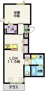 Maison Hayano B【1階】の間取り