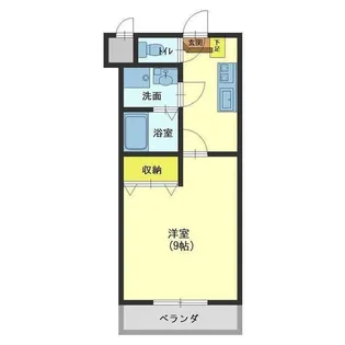 フェール・メゾンFUJINAGA C棟【3階】の間取り
