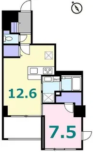 SSKNOT【5階】の間取り