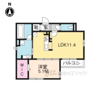 メゾン・ド・プルミエール【2階】の間取り