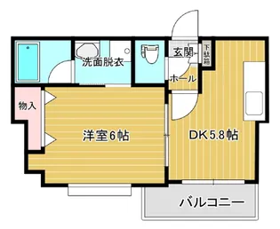 シャインパレス【2階】の間取り