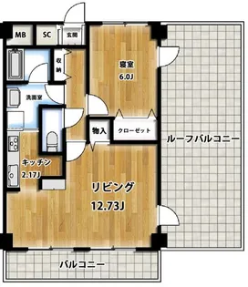 KYハウスVI【5階】の間取り