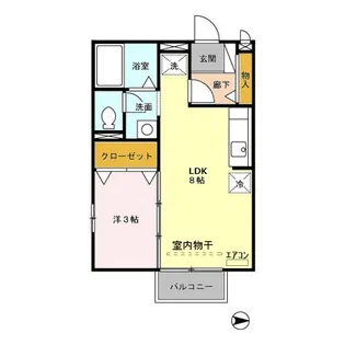 エスポワール茜町【2階】の間取り