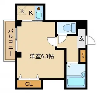 ルラシオンII【3階】の間取り